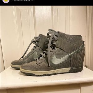 Green Nike Wedge High Tops